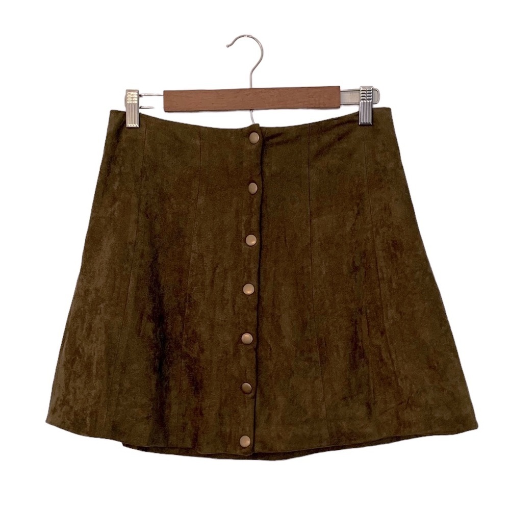 Altar'd State Gray Mini Skirt - Picture 2 of 8
